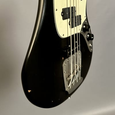 Nash MB/J-63 Mustang Precision Jazz Bass - Black image 4