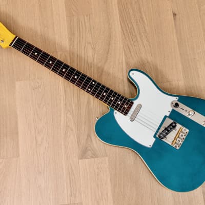 T-Style Partscaster Custom Electric Guitar Ocean Turquoise w/ Fender Licensed Neck, Tweed Case image 11