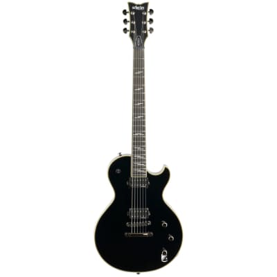 Schecter Solo-II Blackjack Electric Guitar, Gloss Black image 2