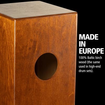 Percussion Jam Cajon Box Drum with Snare and Bass Tone for Acoustic Music — Made in Europe — Baltic Birch Wood, Play with Your Hands image 3