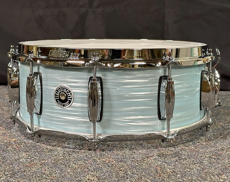 Used Gretsch Brooklyn Snare Drum 14x5.5 10-Lug Vintage Oyster