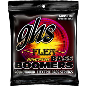 GHS M3045F Flea Signature Boomers Bass Guitar Strings - Medium (45-105)