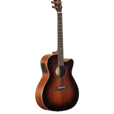Alvarez MFA66CESHB Folk OM  Acoustic/Electric Guitar - Flexicase included for sale