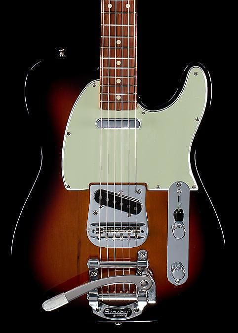Fender Vintera 60's Telecaster Bigsby 3 Color Sunburst Pau Ferro - MX22046723-8.32 lbs image 1