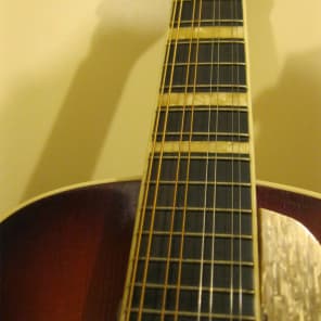Arnold Hoyer Vintage  c.1960 Sunburst Guitar-Bodied Electro-Mandolin/ Mandolinetto. image 9
