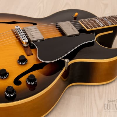 1991 Gibson ES-175 Hollowbody Guitar Vintage Sunburst w/ 57 Classic PAFs, Case image 6