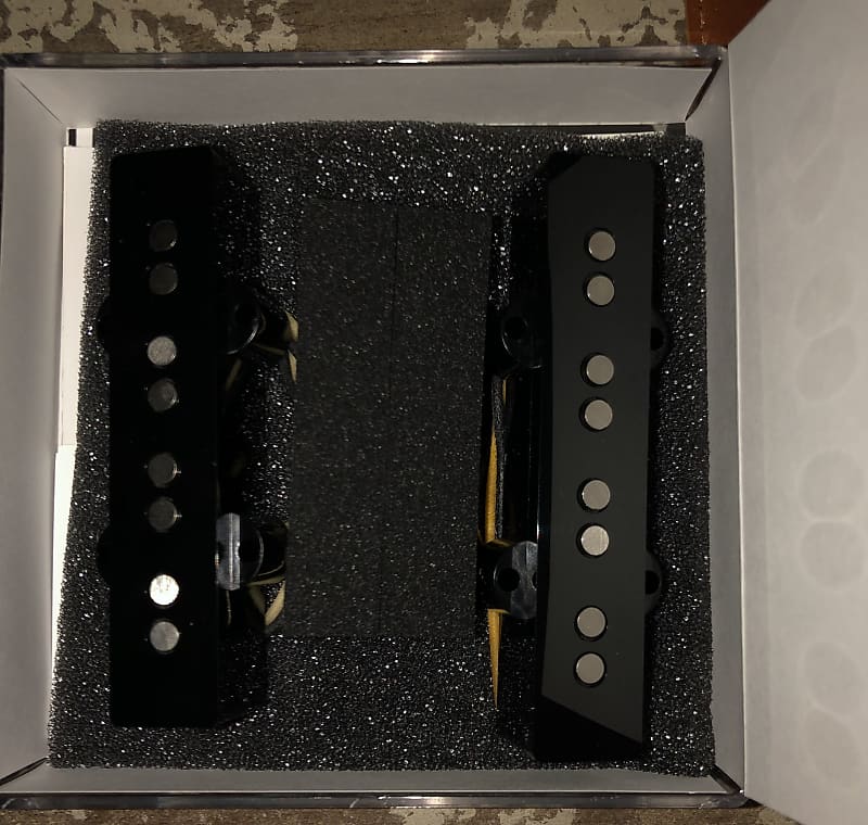 Lollar 60s Jazz Bass Pickups, 4String 2020s Black Reverb