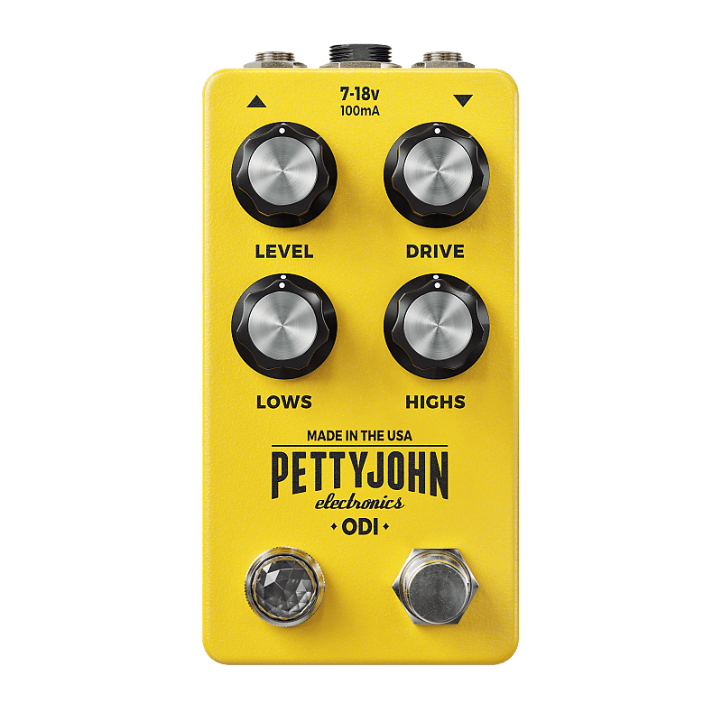 ODI by Pettyjohn Electronics  - The Classic Overdrive, Reborn / 2020 Yellow image 1