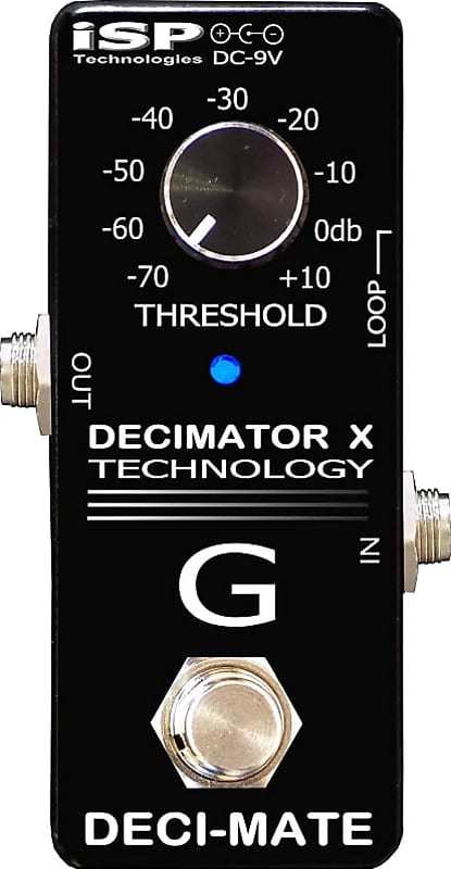 ISP DECI-MATE G MINI Decimator Noise Reduction Pedal