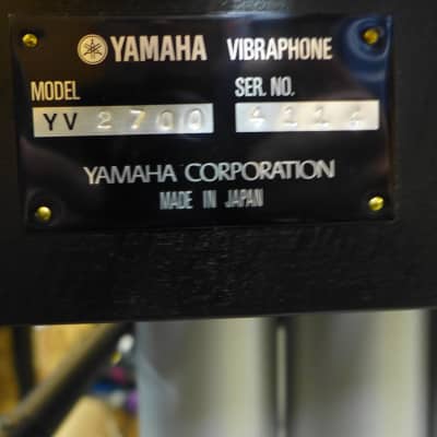 From the personal collection of Ben Harper: Yamaha YV 2700 vibes with custom road case early 2000's image 6