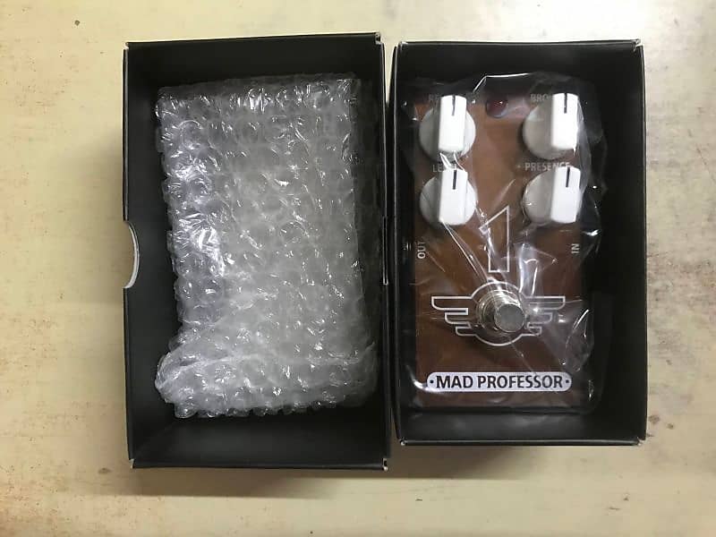 Mad Professor 1 Brown Sound Overdrive Pedal w/ Original box & paperwork image 1
