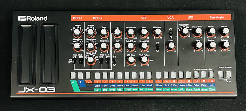 Roland JX-03 ローランド Boutique　完動品 Roland JX-03 Boutique Series Synthesizer Module | Reverb Canada