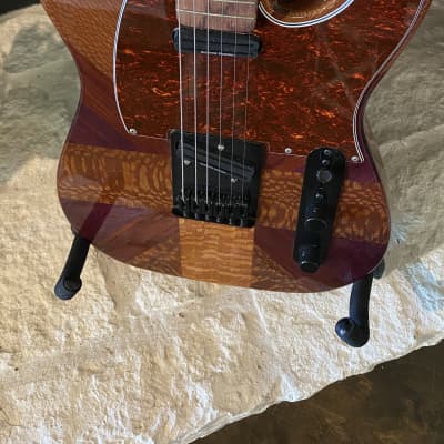 Kopp's Custom Guitars Telecaster  2018 Purple Heart, Paduke, Lacewood, Mahogany image 4