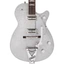 Gretsch G6129T-89 Vintage Select '89 Sparkle Jet with Bigsby Silver Sparkle with Case