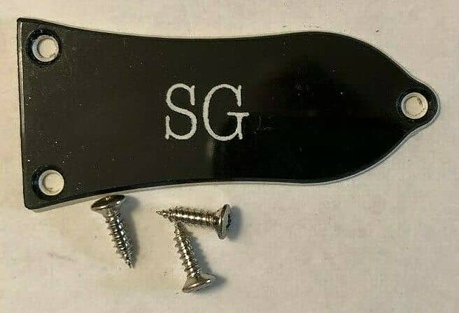 2010 Epiphone SG 2 Ply Truss Rod Cover With Screws | Reverb