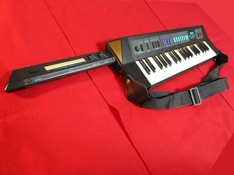 Yamaha KX5 Vintage Keytar MIDI Remote Controller BLACK Tested w/strap #11 image 1