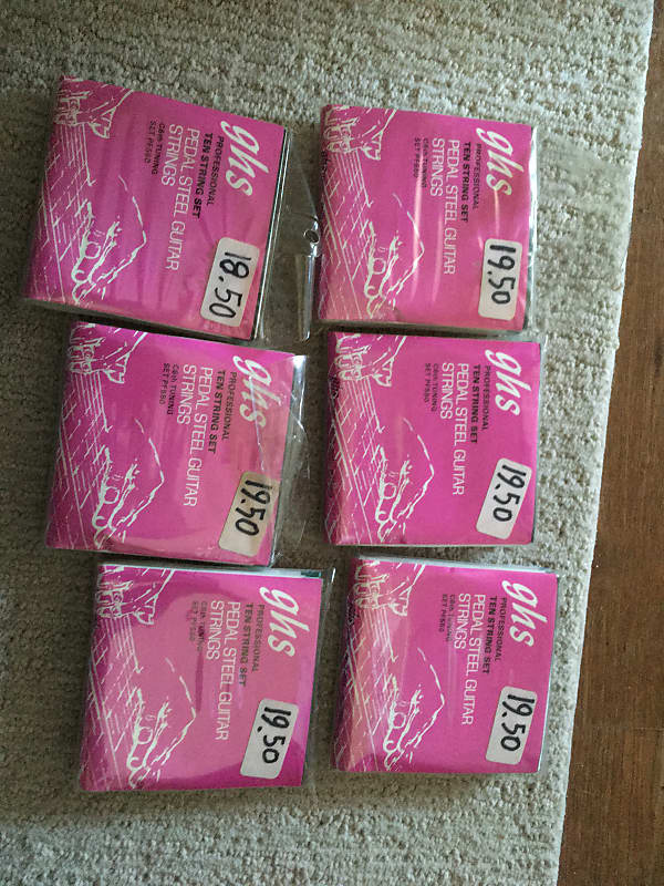 Six sets of GHS Professional 10 string pedal steel guitar Reverb