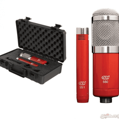 MXL 550/551R Vocal Condenser and Instrument Recording Mic Kit image 1