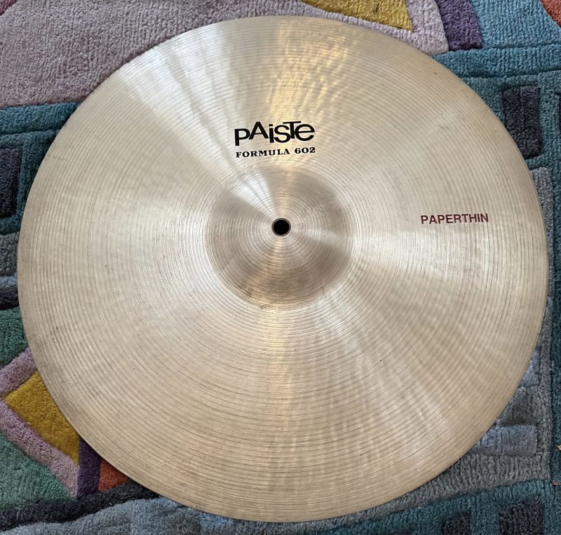 Paiste Formula 602 - 18" Paper Thin Crash - 1199,05g - SN 12008456 image 1