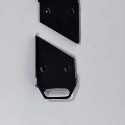 NAD LH & RH 114 Rack Mount Handles Ears For Monitor Series Amplifiers/Components 1980s - Grey image 3