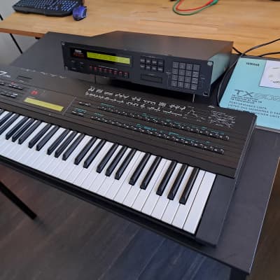 rare lot of the best FM synth masterpieces: Yamaha DX7IIFD + GREY matter E! + TX802 expander (8x dx7II, 8 individual outs)