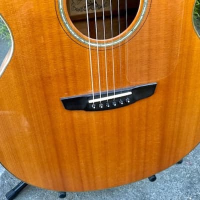 Goodall MJ-Flamed Maple, Sitka Spruce jumbo acoustic guitar-2000 image 11