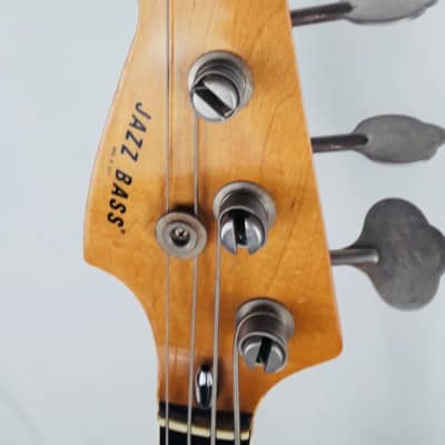Fender Jazz Bass - Left Hand 1977, Sunburst, 100% original with Fender LH Case image 6