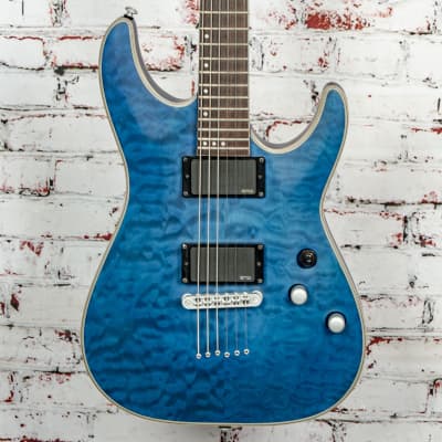 Schecter AD C 1 EXS EXOTIC STAR Sherman Blue (04/26) | Reverb