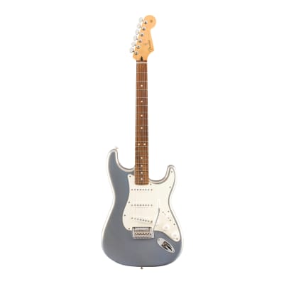 Fender Player Series Stratocaster 6-String Electric Guitar (Silver) Value Bundle with Gig Bag, Stand, Tuner, Cable, Strap, Guitar Strings, Book, Guitar Picks and Prepaid Card (10 Items) image 2