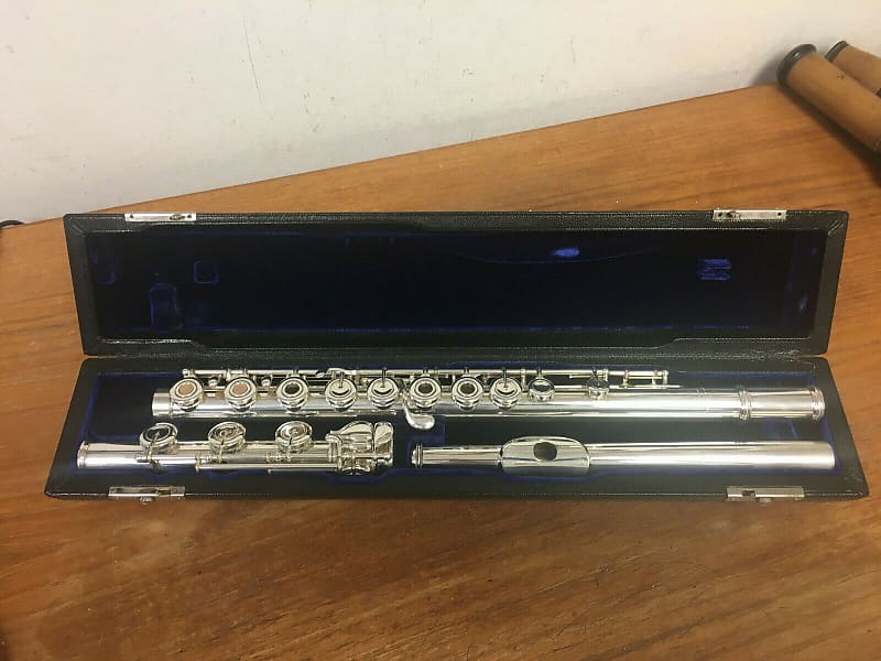 Used 1965 Verne Q. Powell Handmade B Foot Solid Silver Flute | Reverb