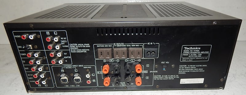 Technics SU-VX800 vintage stereo integrated amplifier | Reverb