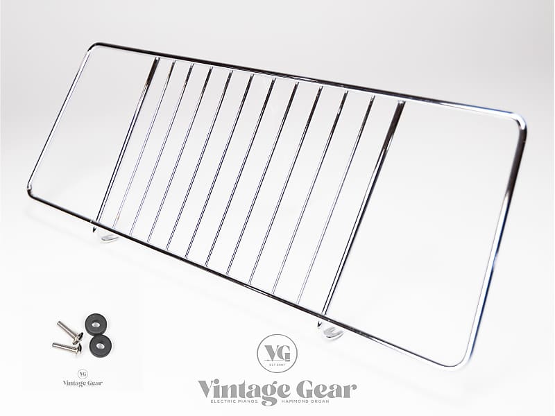 Wurlitzer 200 - Chrome Music Rack w hardware image 1