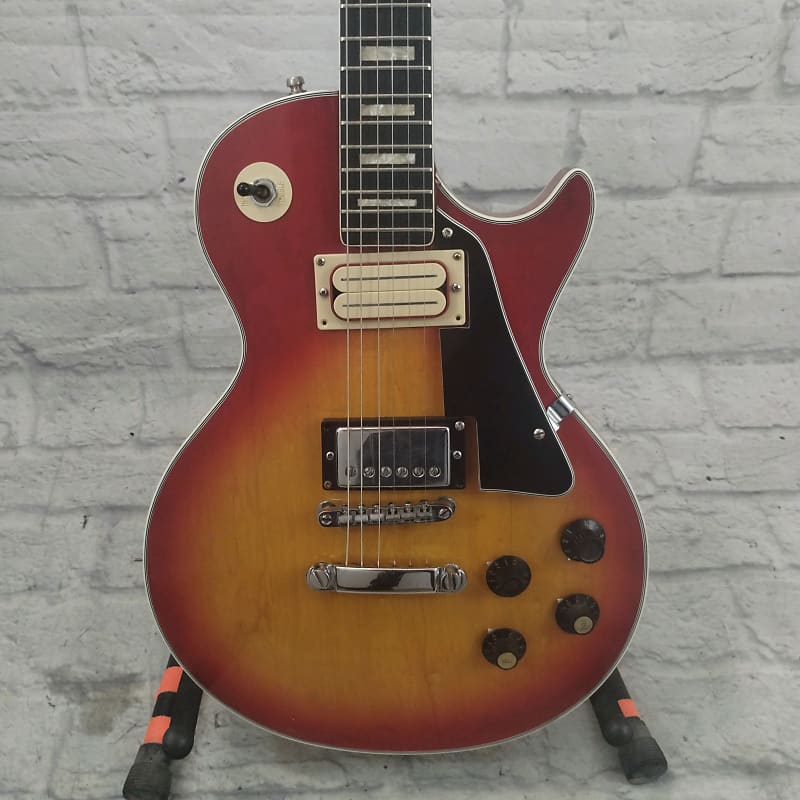 Hondo  70's Les Paul Custom W/Upgraded pickups Electric Guitar image 1