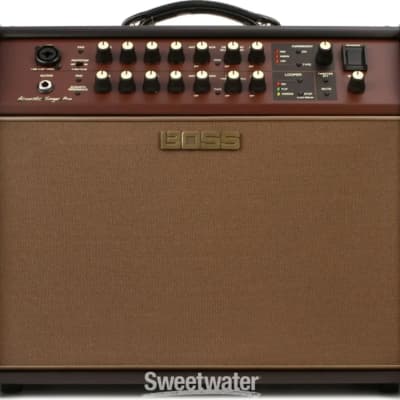 Boss Acoustic Singer Pro Acoustic Guitar Combo Amplifier,120W, Brown image 1