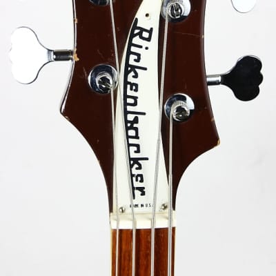 1969 Rickenbacker 4001 Bass Burgundyglo LEFT-HANDED -- EXTREMELY RARE Beatles Era Paul McCartney Ric! 4000 image 6