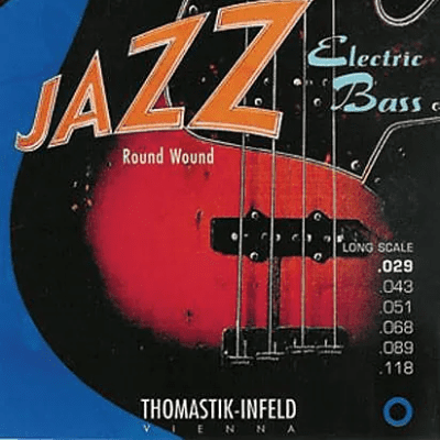 Thomastik-Infeld JR344 Jazz Round Wound Nickel Roundcore Bass Strings - Medium (.43 - .89)