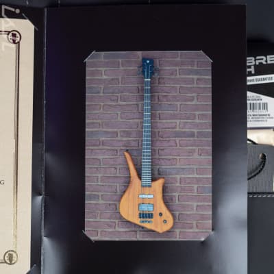 Ish x Warwick Dolphin SN TCS Custom Shop Endangered Species 4-String Bass Wenge Fretboard image 12