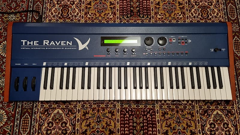 Quasimidi "The Raven" Classic German Synthesizer- Excellent Condition- Serviced image 1