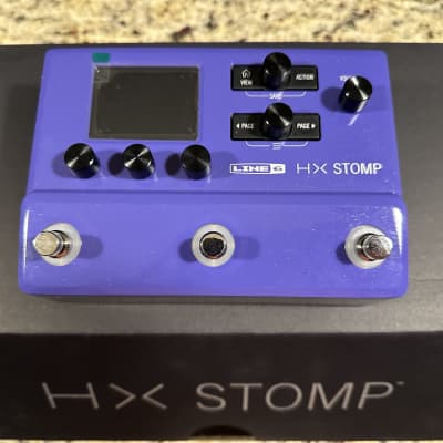 ギター LINE 6 HX STOMP Lightning Blue Line 6から青いカラーの“HX Stomp Lightning Blue”が数量限定発売