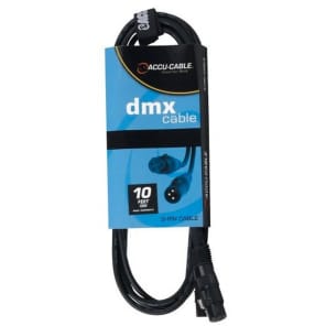 American DJ AC3PDMX10 3-Pin DMX Lighting Cable - 10'