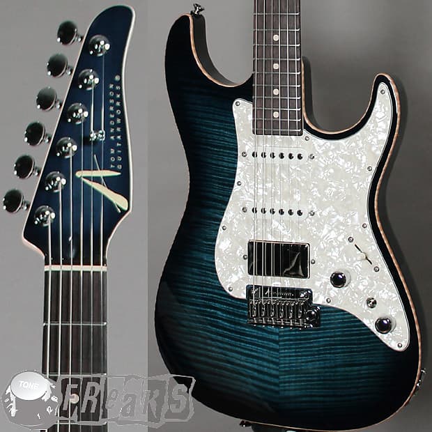 Tom Anderson Drop Top Classic Arctic Blue Burst | Reverb