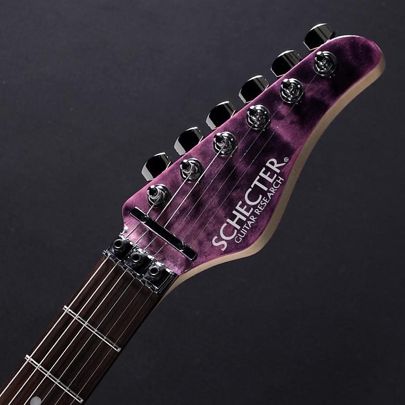 SCHECTER SD-2-24-AL (See-Thru Purple/Rosewood) -Made in | Reverb