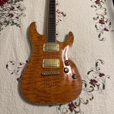 Schecter AD-C-1-CL Trans Amber | Reverb