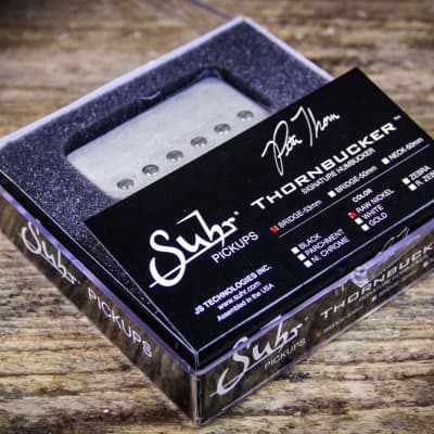 SUHR THORNBUCKER PICKUP Bridge 53mm Raw Nickel | Reverb UK