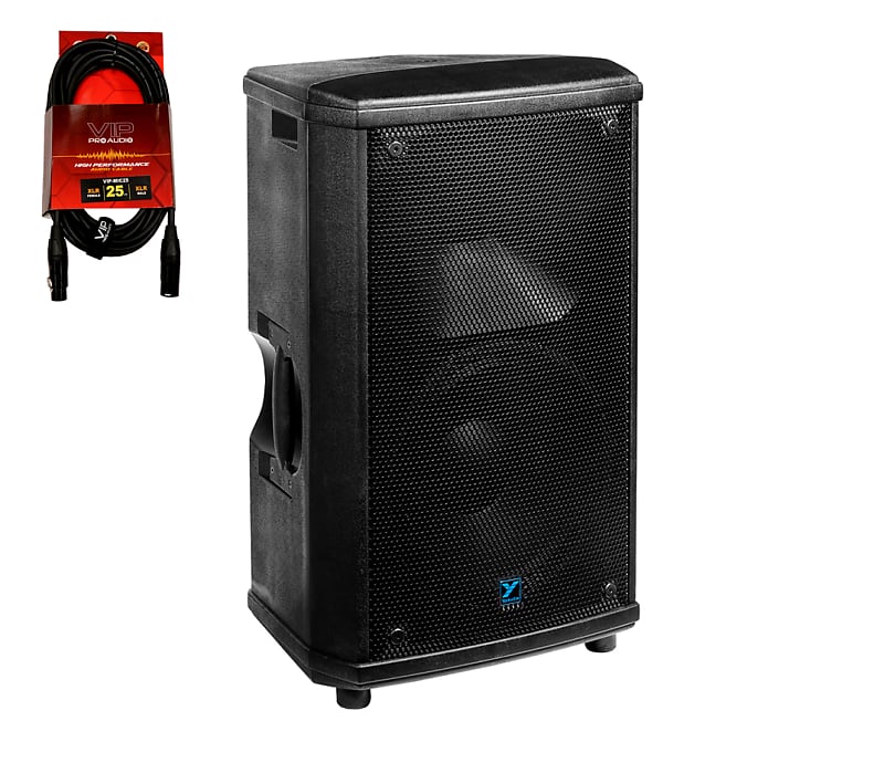Yorkville NX55P-2 NX Series Active 12" 2000W Powered 2-Way PA Speaker W/ Mixer + Free 25FT Cable image 1