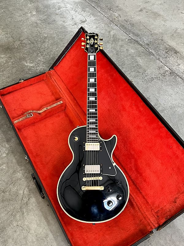 Epiphone by Gibson LPC-80 Les paul custom Black beauty | Reverb