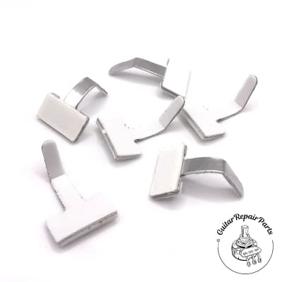 LR Baggs Self-stick Wiring Clips for Acoustic Pickups (6 pcs) - White image 1