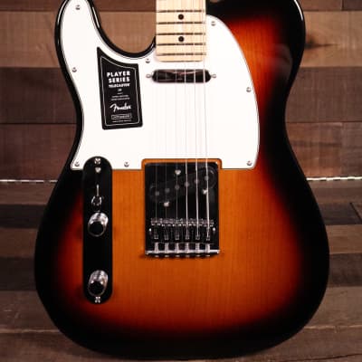Fender Player Telecaster Left-Handed, Maple FB, 3-Color Sunburst image 1
