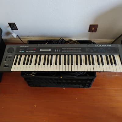 Roland Alpha Juno-2 61-Key Programmable Polyphonic Synthesizer 1985 - 1988 - Black
