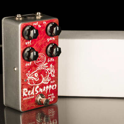 Menatone 4 Knob Red Snapper Overdrive Guitar Pedal with Fat Fish image 2